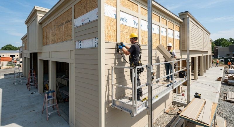 Our team working on Concrete Installation projects in Bismarck, ND
