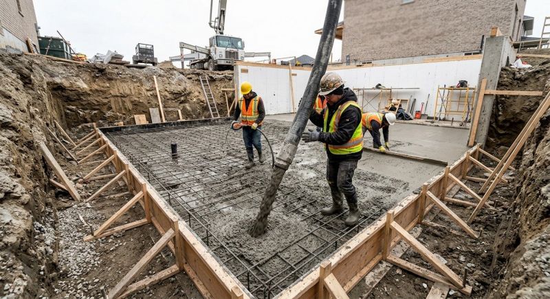 Basement Concrete Pouring in Bismarck, ND