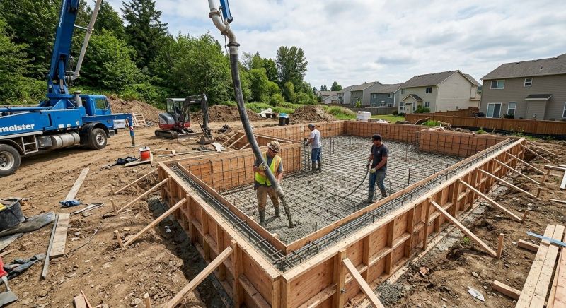 Concrete Foundation Installation in Mandan, ND