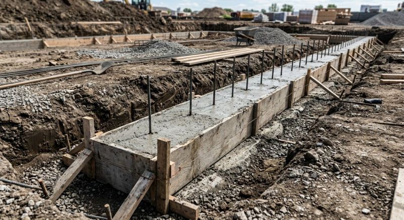 Concrete Foundation Installation in Menoken, ND