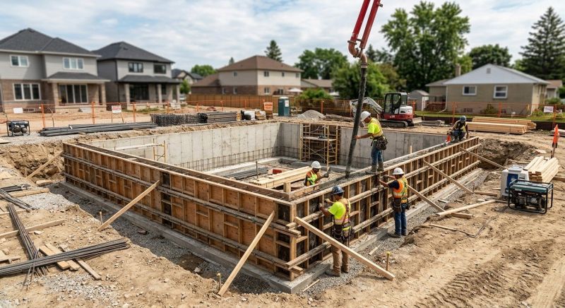 Foundation Construction in Menoken, ND