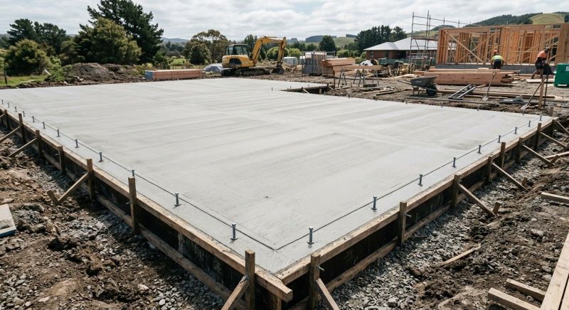 Foundation Slab Construction in Bismarck, ND