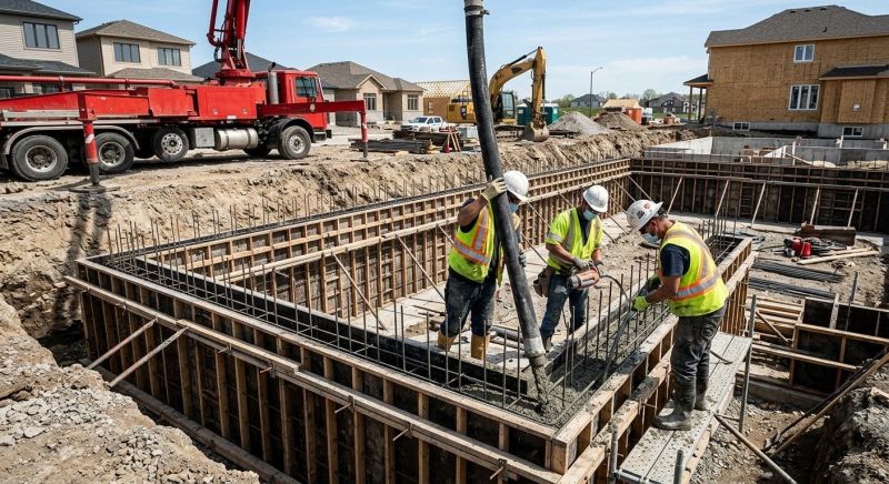 Foundation Wall Pouring in Bismarck, ND