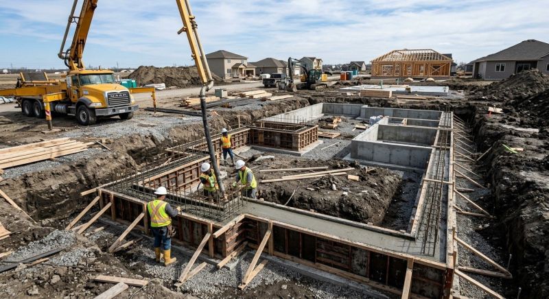 Home Foundation Installation in Bismarck, ND