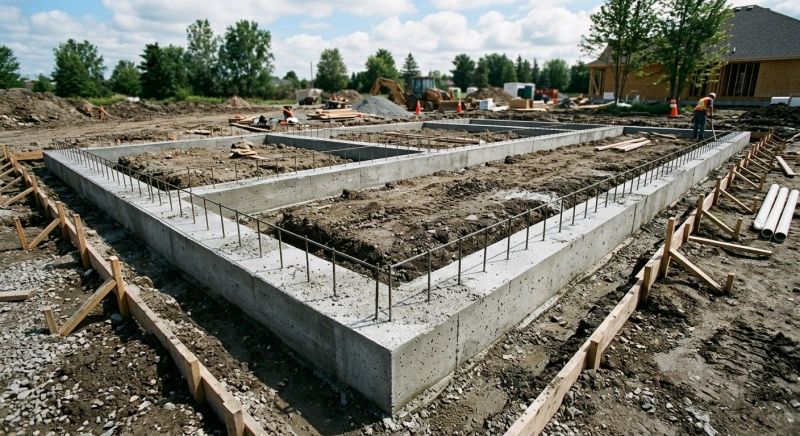 House Footing Construction in Bismarck, ND