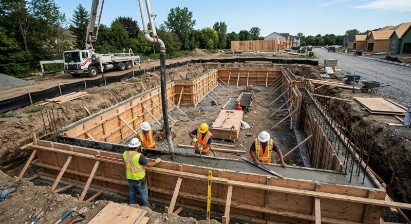 House Foundation Installation in Bismarck, ND