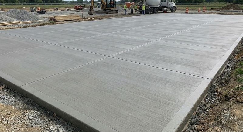 Commercial Slab Installation in Mandan, ND